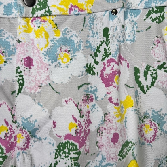 Hue Floral Leggings Size XL NWT Brand New - Picture 4 of 9